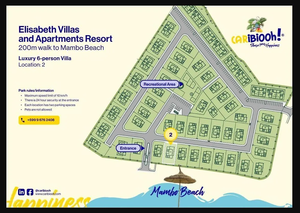 Villa Jasmijn With Pool, Mambo Beach Willemstad